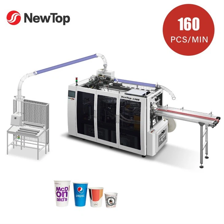 Coffee And Tea5-16oz High Speed And Intelligent Paper Cup Machine (NEWTOP138S)